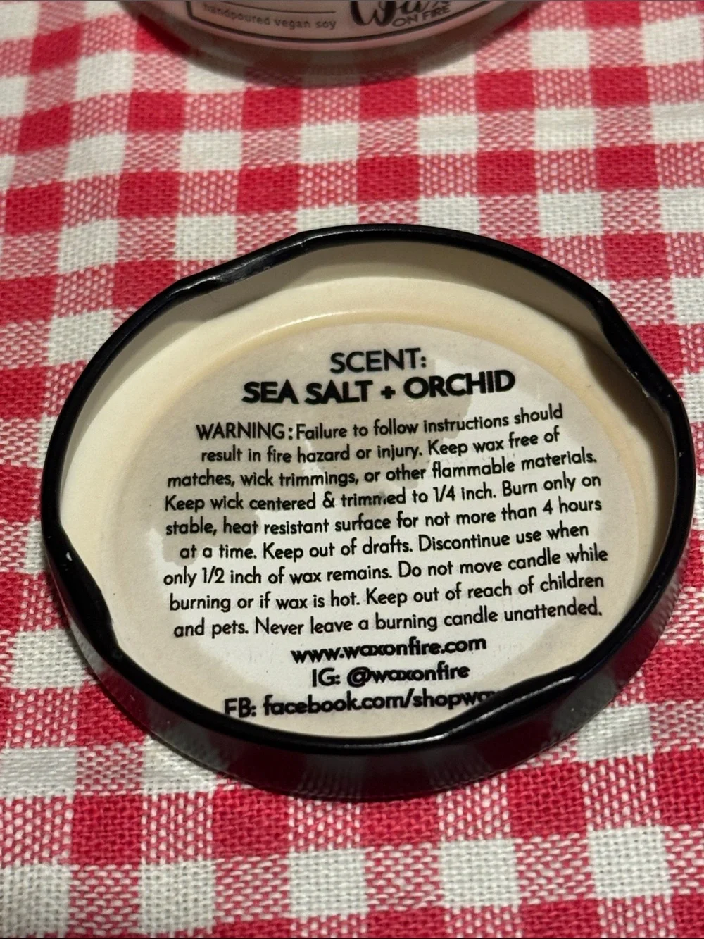 Wax On Fire Soy Candle